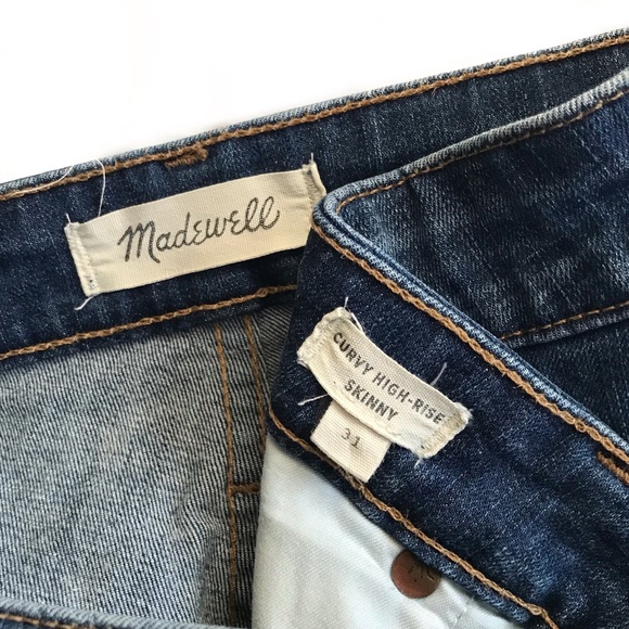 MADEWELL Curvy High-Rise Skinny Jeans - Picture 4 of 8